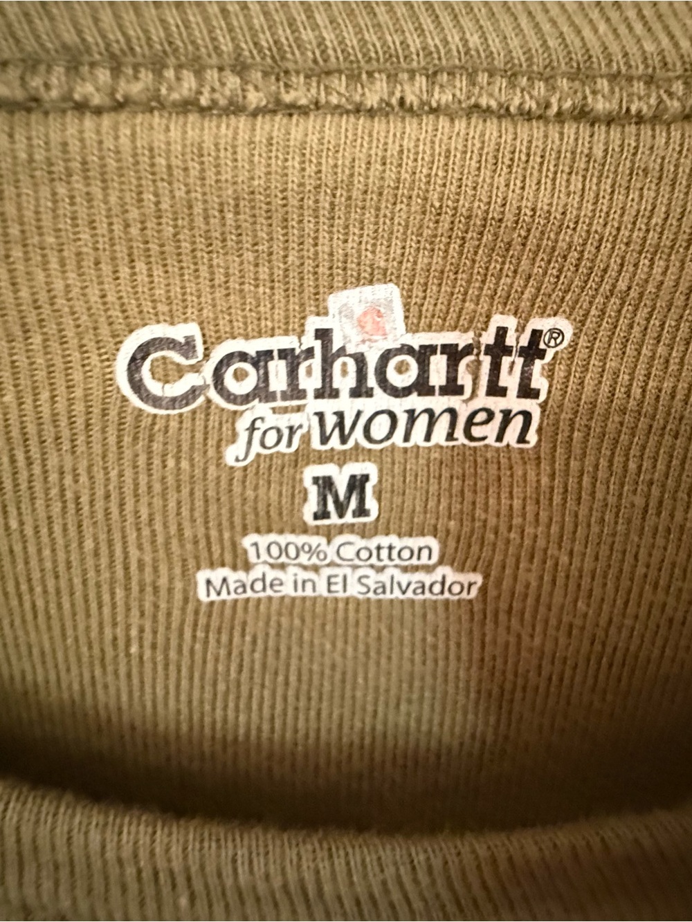Carhartt Olive Green Long Sleeve Shirt - Picture 4 of 5